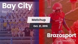Matchup: Bay City  vs. Brazosport  2016