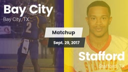 Matchup: Bay City  vs. Stafford  2017