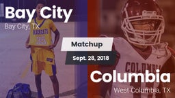 Matchup: Bay City  vs. Columbia  2018