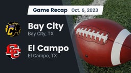 Recap: Bay City  vs. El Campo  2023