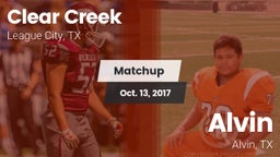 Matchup: Clear Creek High vs. Alvin  2017