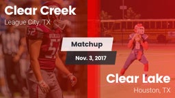 Matchup: Clear Creek High vs. Clear Lake  2017