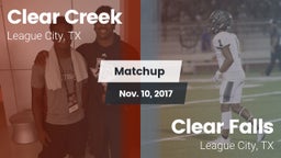 Matchup: Clear Creek High vs. Clear Falls  2017
