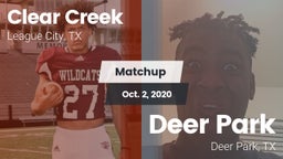 Matchup: Clear Creek High vs. Deer Park  2020