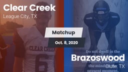 Matchup: Clear Creek High vs. Brazoswood  2020