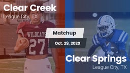 Matchup: Clear Creek High vs. Clear Springs  2020