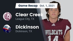 Recap: Clear Creek  vs. Dickinson  2021