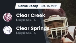 Recap: Clear Creek  vs. Clear Springs  2021