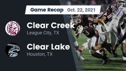 Recap: Clear Creek  vs. Clear Lake  2021