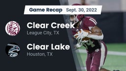 Recap: Clear Creek  vs. Clear Lake  2022