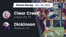 Recap: Clear Creek  vs. Dickinson  2022