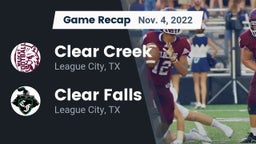 Recap: Clear Creek  vs. Clear Falls  2022