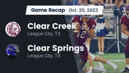 Recap: Clear Creek  vs. Clear Springs  2023