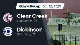 Recap: Clear Creek  vs. Dickinson  2023