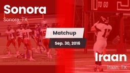 Matchup: Sonora  vs. Iraan  2016