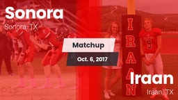 Matchup: Sonora  vs. Iraan  2017