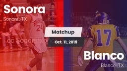 Matchup: Sonora  vs. Blanco  2019