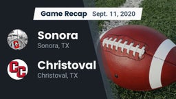 Recap: Sonora  vs. Christoval  2020