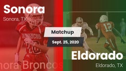 Matchup: Sonora  vs. Eldorado  2020