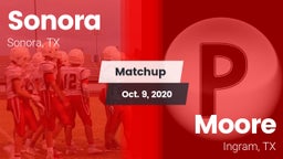 Matchup: Sonora  vs. Moore  2020