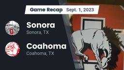 Recap: Sonora  vs. Coahoma  2023