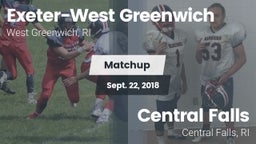 Matchup: Exeter-West Greenwic vs. Central Falls  2018