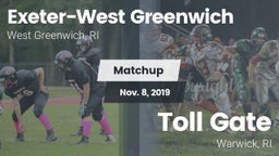 Matchup: Exeter-West Greenwic vs. Toll Gate  2019
