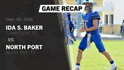 Recap: Ida S. Baker  vs. North Port  2016