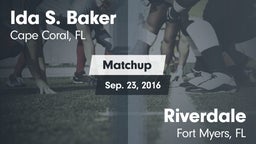 Matchup: Ida S. Baker High vs. Riverdale  2016