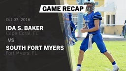 Recap: Ida S. Baker  vs. South Fort Myers  2016