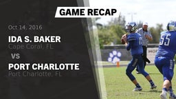 Recap: Ida S. Baker  vs. Port Charlotte  2016