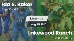 Matchup: Ida S. Baker High vs. Lakewood Ranch  2017