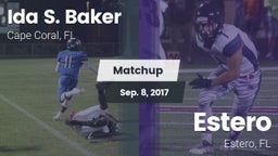 Matchup: Ida S. Baker High vs. Estero  2017