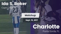 Matchup: Ida S. Baker High vs. Charlotte  2017
