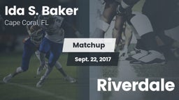 Matchup: Ida S. Baker High vs. Riverdale  2017