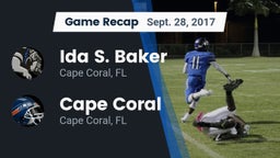 Recap: Ida S. Baker  vs. Cape Coral  2017