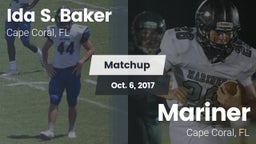 Matchup: Ida S. Baker High vs. Mariner  2017