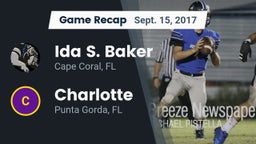Recap: Ida S. Baker  vs. Charlotte  2017