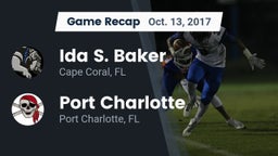 Recap: Ida S. Baker  vs. Port Charlotte  2017