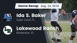 Recap: Ida S. Baker  vs. Lakewood Ranch  2018