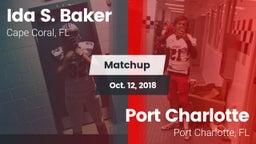 Matchup: Ida S. Baker High vs. Port Charlotte  2018