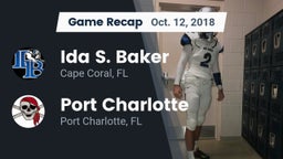 Recap: Ida S. Baker  vs. Port Charlotte  2018