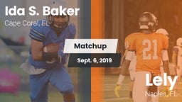 Matchup: Ida S. Baker High vs. Lely  2019
