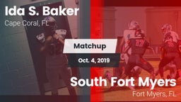 Matchup: Ida S. Baker High vs. South Fort Myers  2019