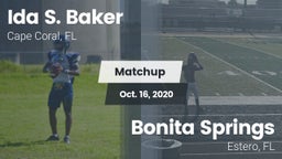 Matchup: Ida S. Baker High vs. Bonita Springs  2020