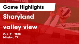 Sharyland  vs valley view  Game Highlights - Oct. 31, 2020