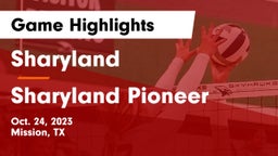 Sharyland  vs Sharyland Pioneer  Game Highlights - Oct. 24, 2023