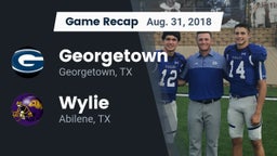 Recap: Georgetown  vs. Wylie  2018