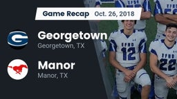 Recap: Georgetown  vs. Manor  2018