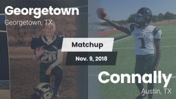 Matchup: Georgetown High vs. Connally  2018
